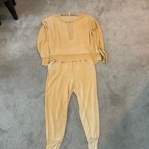Free People Marigold size Medium Sweatsuit
